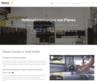 Planex-GMBH.de(Planex Technik in Textil GmbH) Screenshot