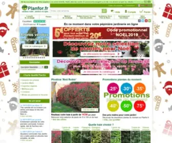 Planfor.fr(Pépinière Jardinerie en ligne) Screenshot