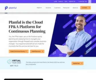 Planful.com(The Financial Performance Management Platform) Screenshot