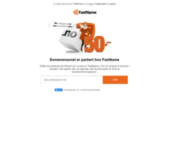 Plangate.no(Domenenavnet er parkert hos FastName) Screenshot