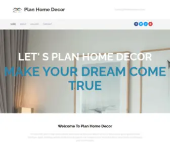 Planhomedecor.com(Here You Can Get Your Dream Home Decor Idea) Screenshot