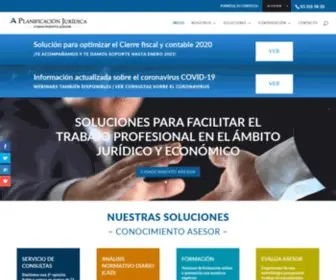 Planificacion-Juridica.com(Nuestra misión) Screenshot