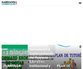 Planificacioncurricular.com(Planificacion Curricular) Screenshot
