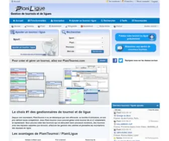 Planiligue.com(Gestion et planification de tournois et ligues) Screenshot