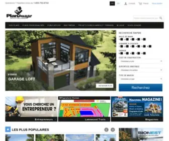 Planimage.com(Plan de maison et plan de maison en bois) Screenshot