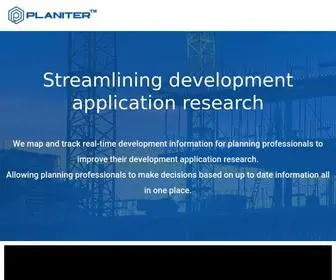 Planiter.com.au(Development Application Research) Screenshot