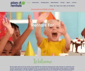 Planitrentals.com(Recreational & Equipment Rentals) Screenshot