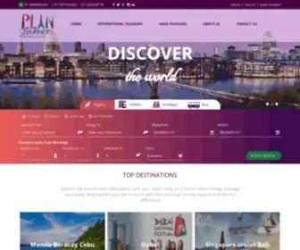 Planjourneys.com(Best Travel agent) Screenshot