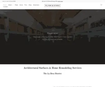 Plankandstone.com(A stout length of sawn timber) Screenshot