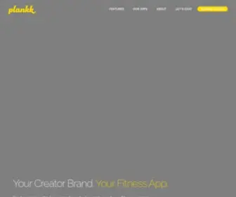 Plankk.com(Create your own custom fitness app) Screenshot