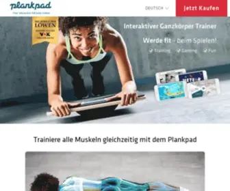 Plankpad.com(Interaktiver Ganzkörper Trainer) Screenshot