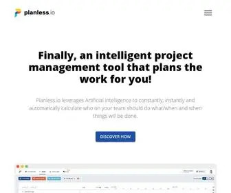 Planless.io(Intelligent project management tool) Screenshot