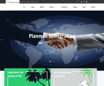 Planmanimmigration.com(Plaman Immigration) Screenshot