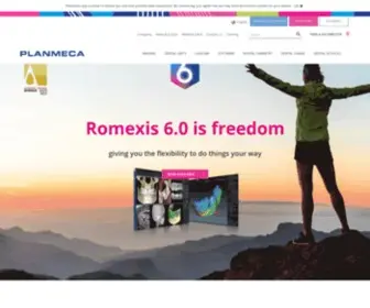 Planmeca.com(Better care through innovation) Screenshot