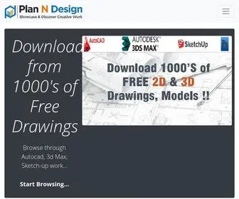 Planndesign.com(Free AutoCAD Drawings) Screenshot