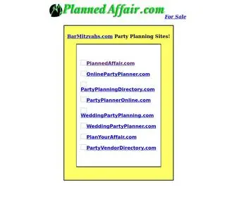 Plannedaffair.com(Planned Affair) Screenshot