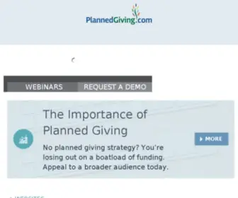 Plannedgiving.org(Planned Giving Website Samples by VirtualGiving.com) Screenshot