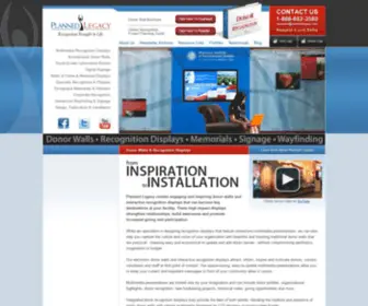 Plannedlegacy.com(Donor Walls) Screenshot