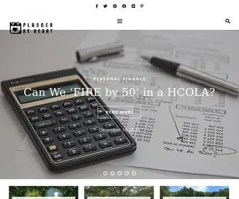 Planneratheart.com(Planner at Heart) Screenshot