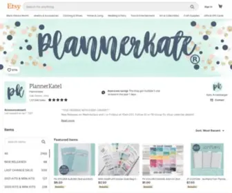 Plannerkate.com(Plannerkate) Screenshot