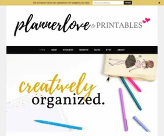 Plannerloveandprintables.com(Plannerlove & Printables) Screenshot