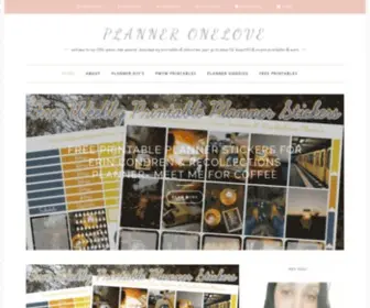 Planneronelove.com(Planner Onelove) Screenshot