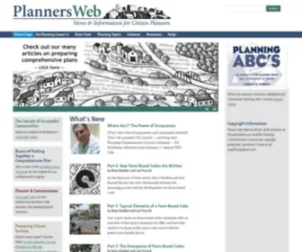 Plannersweb.com(City & Regional Planning Resources) Screenshot