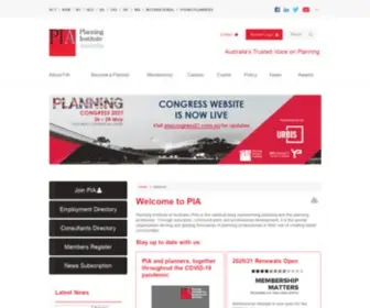 Planning.org.au(Planning Institute of Australia) Screenshot