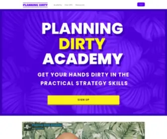 Planningdirty.com(Strategy resources) Screenshot
