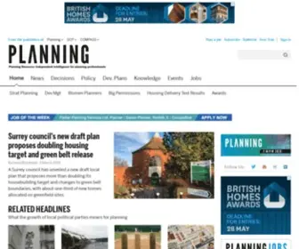 Planningresource.co.uk(Town planning news) Screenshot