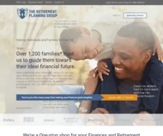 Planningretirements.com(The Retirement Planning Group) Screenshot