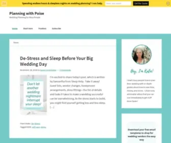 Planningwithpoise.com(Wedding Planning for Busy People) Screenshot