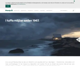 Plannja.se(Plannja levererar slitstarka plåttak och tillbehör) Screenshot