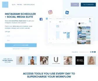 Plannthat.com(#1 Instagram Scheduler and Social Media Tool for 2022) Screenshot