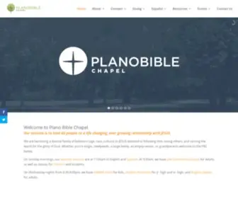 Planobiblechapel.org(Plano bible chapel) Screenshot