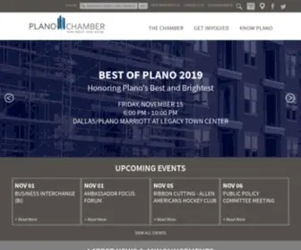 Planochamber.org(The Plano Chamber of Commerce) Screenshot