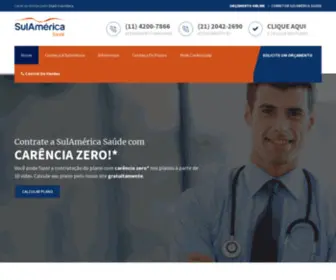 Planodesaudesulamericabr.com.br(Plano de Saúde Sulamérica) Screenshot