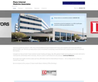 Planointernalmedicine.com(Plano Internal Medicine) Screenshot