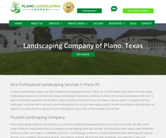 Planolandscaping.net(Plano Company) Screenshot