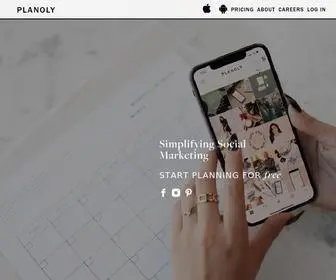 Planoly.com(Social Media Planner and Content Planner) Screenshot