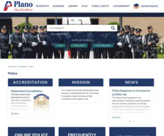 Planopolice.org(Plano, TX) Screenshot