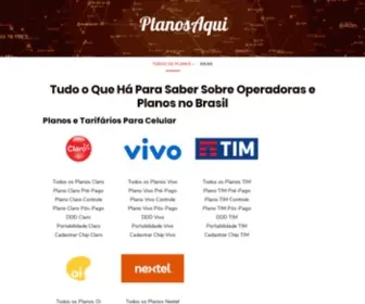 Planosaqui.com(Tudo o Que H) Screenshot