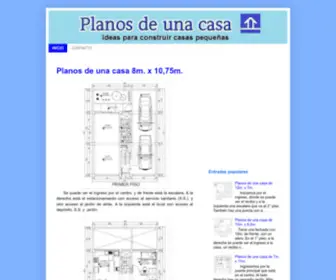 Planosdeunacasa.com(Planos de una casa) Screenshot