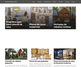 Planosmodernos.info(Planos modernos y minimalistas) Screenshot