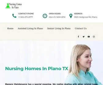 PlanotXeldercare.com(Nursing Homes in Plano TX) Screenshot