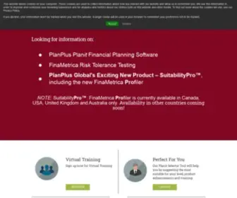 Planplus.com(World Class Financial Planning Software & Training) Screenshot
