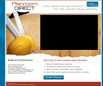 Planroomdirect.com(Online Plan Room) Screenshot