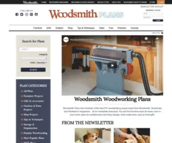 Plansnow.com(Woodsmith Plans) Screenshot