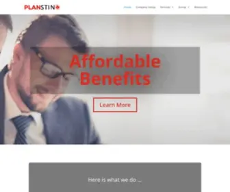 Planstin.com(Health Benefits Made Simple) Screenshot