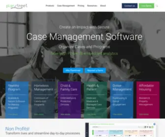 Planstreetinc.com(PlanStreet Case Management Solutions for Nonprofit Organizations) Screenshot